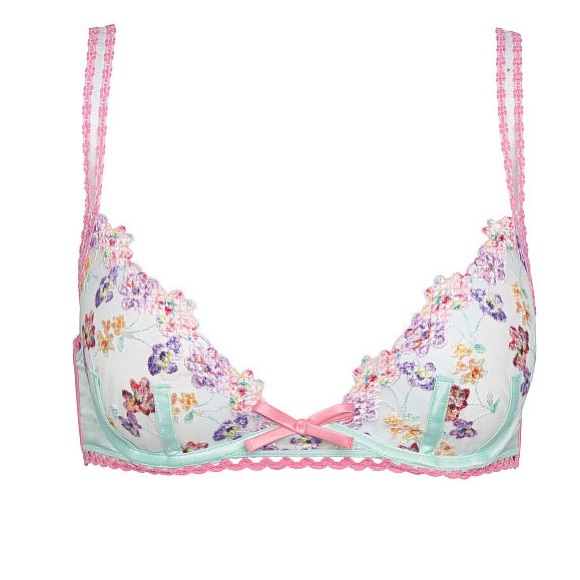 For Love And Lemons Pansy Bouquet Bra & Panty Set - Picture 5 of 8